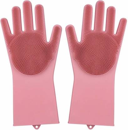 Jackshow Magic Dishwashing Gloves Wet and Dry Disposable Glove