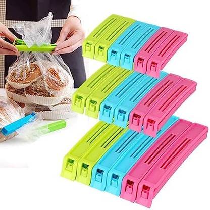 KTOSTON 03 Large::Medium::Small Plastic Food Clip
