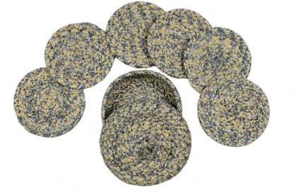 LADLI JEE Round Reversible Polyester Coaster Set