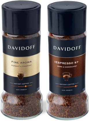 Davidoff Fine Aroma Elehant & Fragrant & Espresso 57 Dark Chocolatey Coffee Powder Instant Coffee
