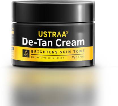 USTRAA De-Tan Cream - For Effective Tan Removal | With Japanese Yuzu & Licorice