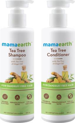 Mamaearth "Tea Tree Anti Dandruff Hair Kit Tea Tree Shampoo, 250ml and Tea Tree Conditioner,