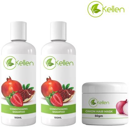 Kellen Revitalize and Restore: Conditioning Shampoo and Onion Hair Mask for Luscious Locks