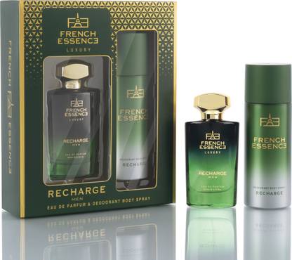 FRENCH ESSENCE Luxury Gift Pack - Recharge (150Ml Deodorant & 60Ml Perfume)