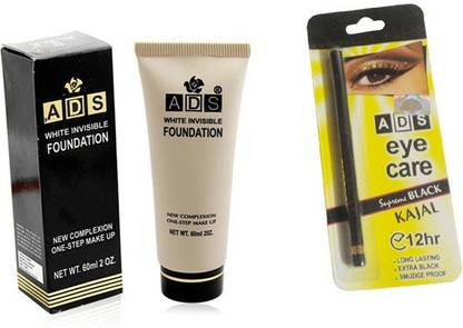 ads WHITE INVISIBLE FOUNDATION with Kajal