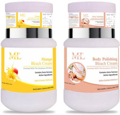 Make line Body Polishing Cream & Mango Bleach Cream Combo