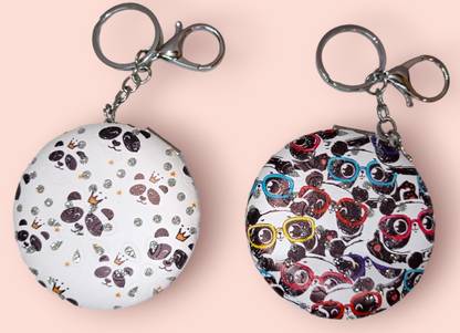 YuNiesto Combo of Medium Size Compact Mirror Portable To Carry