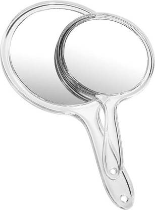 banira Double-Sided Hand Mirror Set, 1X/3X Magnification with Handle