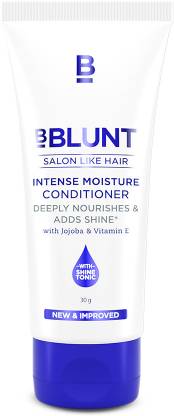 BBlunt Intense Moisture Conditioner with Vitamin E & Jojoba for Dry & Frizzy Hair