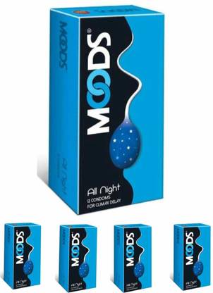 MOODS LuvStock All Night Climax Delay- Extra Time Condoms For Men Condom