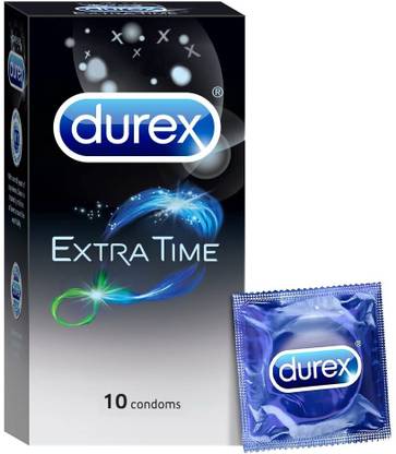 DUREX Extra Time Condoms for Men 10 Count Condom