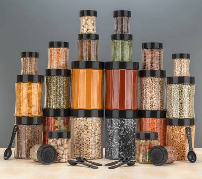 UJ EMPIRE Plastic Grocery Container  - 1210 ml, 650 ml, 350 ml, 250 ml