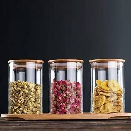 JG Enterprise Glass Grocery Container  - 1000 ml