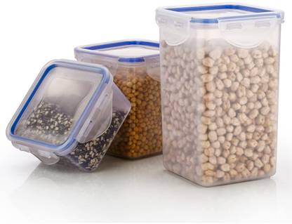 ZWEELAY Plastic Grocery Container  - 500 ml, 1000 ml, 1500 ml