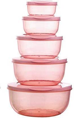 MOOZICO Plastic Fridge Container  - 2700 ml, 1700 ml, 1000 ml, 580 ml, 290 ml