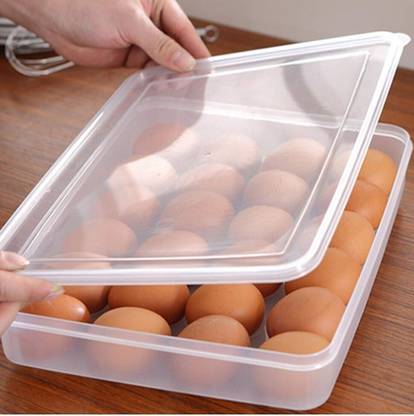 JIGSHTIAL Plastic Egg Container  - 2 dozen