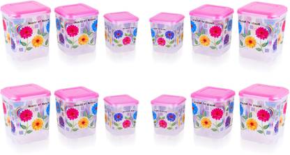 Xiran Plastic Grocery Container  - 1000 ml, 2000 ml, 3000 ml
