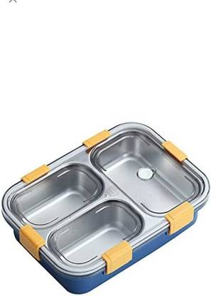 ZATCO 3 Compartment Lunch Boxes Tiffin Box 3 Containers Lunch Box 3 Containers Lunch Box