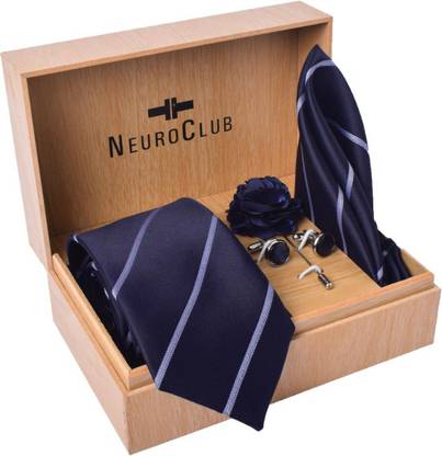 NEUROCLUB Metal Cufflink & Tie Pin Set
