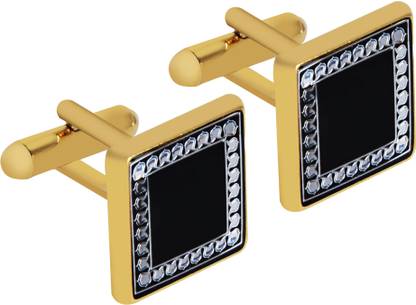 house of common Brass Cufflink Set