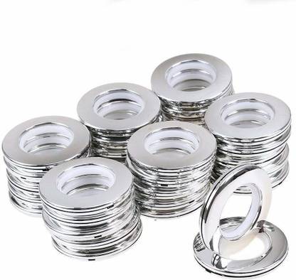 Loom Creations Silver Curtain Rings, Curtain Hooks, Curtain Knobs