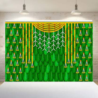 Ashu creation 3D Digital Backdrop for Decoration 8F & 5F Altar Cloth