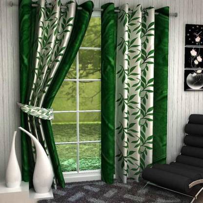 Immix 182 cm (6 ft) Polyester Semi Transparent Shower Curtain (Pack Of 2)
