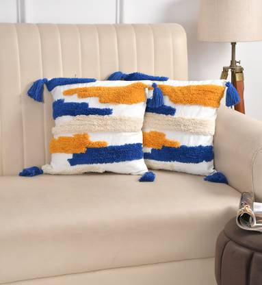 DKDECORATIVE Cotton Cushions Cover