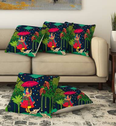 Sparklings Jute Cushions Cover