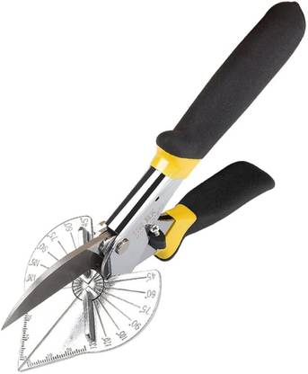 A&S TOOLSHOP Multi Angle Miter Shear Cutter Cuts 45 to 135 Degree Miter Multi-Angle Miter Shear Cutter Multifunction Trunking Shears Hand Tool 45Â°-135Â Wood Cutter