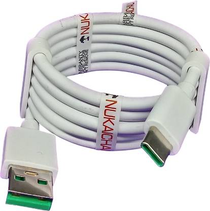 NUKAICHAU USB Type C Cable 6.5 A 1.00017 m Copper Braiding C Cable Compatible with Realme 6 Pro | Realme6 Pro | Realme 5 Pro