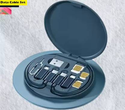 Bashaam 3-in-1 Cable 0.29 m A70 3-in-1 Cable 0.29 m All in One 83W USB Fast Charging Travel Data Cable Set
