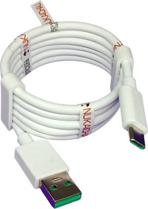 NUKAICHAU USB Type C Cable 6.5 A 1.05 m Copper Braiding For Oneplus 8 pro | Oneplus nord | Realme Narzo | Realme x | Realme xt
