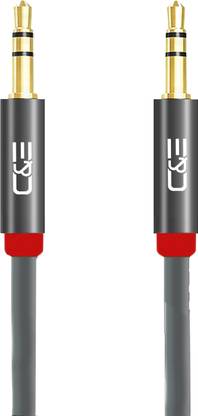 C & E AUX Cable 0.91 m Auxiliary 3.5mm stereo audio cable for smartphones/laptops, cars, MP3 players, audio devices Male to Male 3 Ft