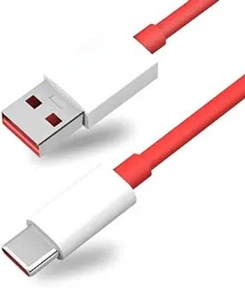 TSEL USB Type C Cable 6.5 A 1 m USB Type C Cable 5 A 1 m WARP/DASH Charging Type C Charging Adapter Cable Compatible for One Plus