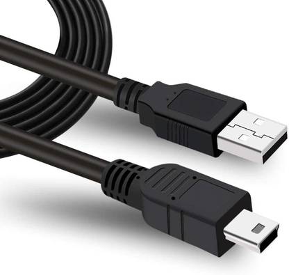 jaiswal 5 Pin Micro to 2.0 USB Connector Cable for External HDDS Camera Card Grey Ink Toner