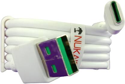 NUKAICHAU USB Type C Cable 6.5 A 1.04 m Copper Braiding 50W/5A FAST CHARGING CABLE TYPE C FOR OPPO F19 PRO PLUS / K3 / A9 /A5