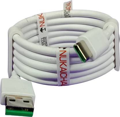 NUKAICHAU USB Type C Cable 6.5 A 1.00021 m Copper Braiding C Cable Compatible with Oppo k3 | Xiaomi Mi Note 10 | Xiaomi Poco M2 Pro