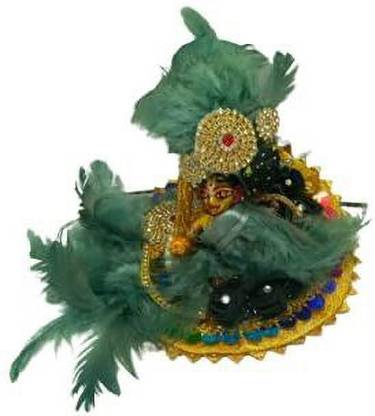 SHYAM Laddu Gopal Ji heavy feather dress with matching Mukut size 2_k2328 Dress