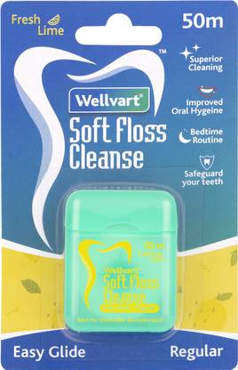 Wellvart Soft Floss Cleanse Fresh Lime