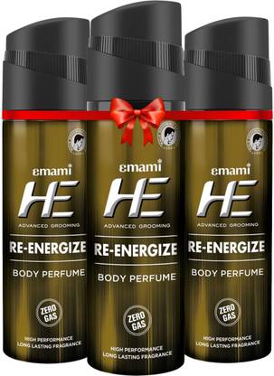 HE Re-Energize Deodorant Spray  -  For Men
