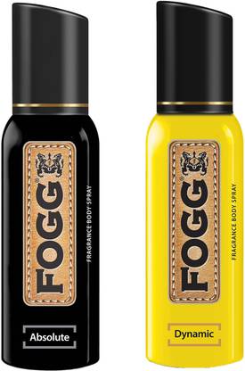 FOGG Fantastic Absolute & Dynamic No Gas Body Spray  -  For Men