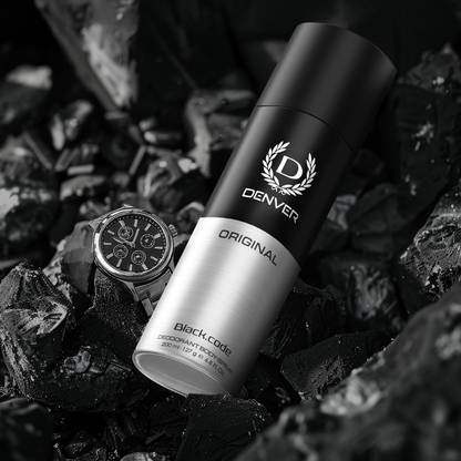 DENVER Black Code Deo Long Lasting Deodorant Spray  -  For Men
