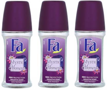 FA Mystic Moment Roll On (Pack Of 3) - 50ml Deodorant Roll-on  -  For Women