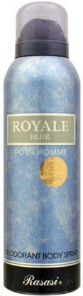 RASASI ROYALE BLUE POUR HOMME Deodorant Spray  -  For Men