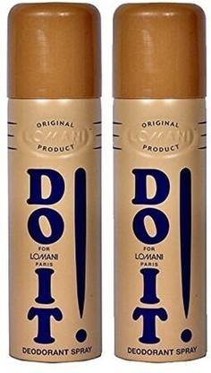 LOMANI DoiT Deodorant Spray 200ML (Do iT) Deodorant Spray - For Men (200 ml) PACK OF 2 Body Spray  -  For Men & Women