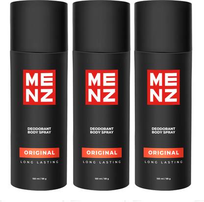 MENZ Luxury Original Long Lasting Deodorant 150 ML Each Body Spray  -  For Men