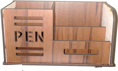 Bodytech 3 Compartments WOOD Pen STAND
