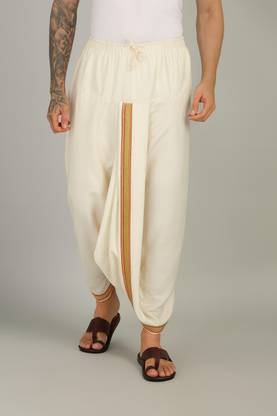 SAC SHREE APARAJEET CREATIONS Readymade Ready to Wear Dhoti Solid Men Dhoti Solid Men Dhoti