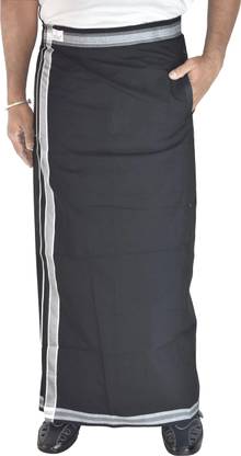 TUNI MANI Kerala Style Pocket Dhoti Solid Men Dhoti